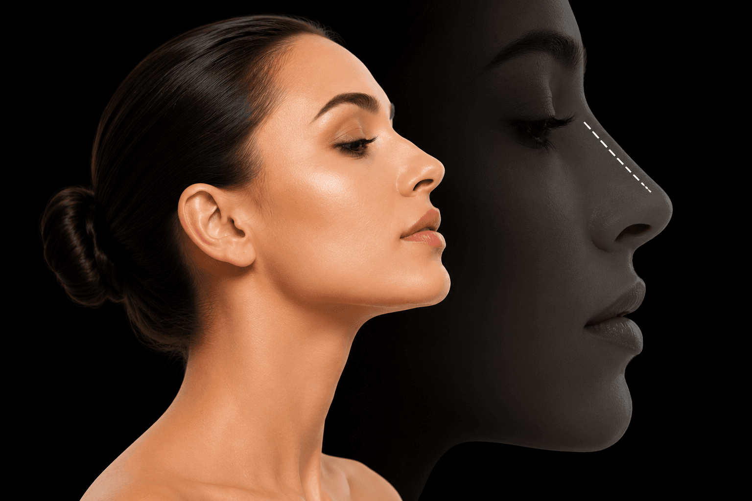 Resultado después de lifting facial